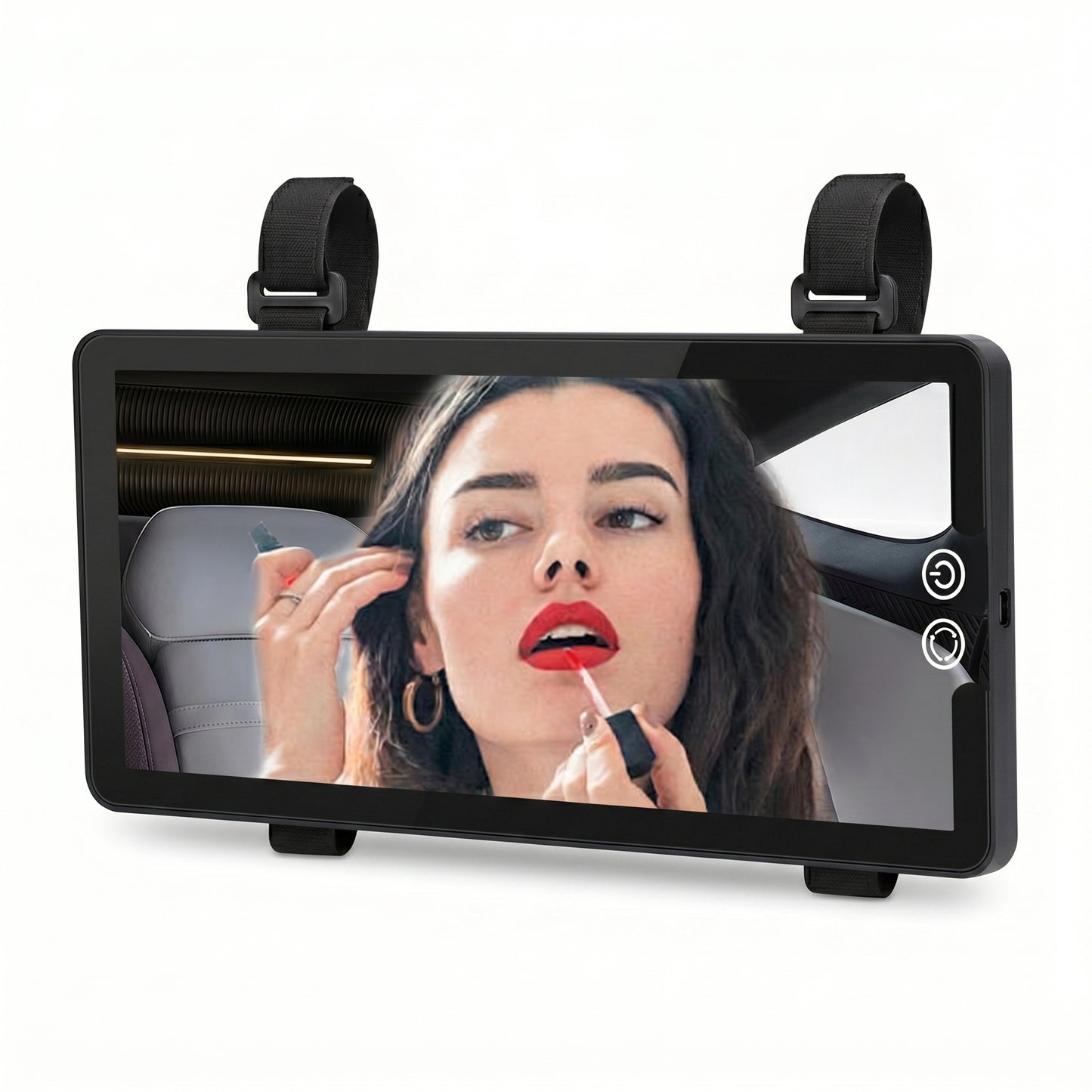 Visorée – Miroir Maquillage Voiture LED