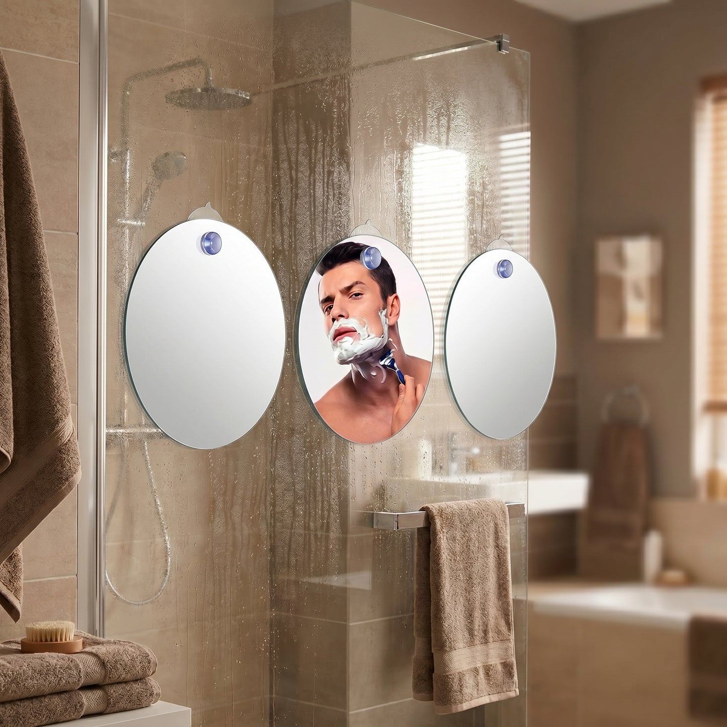 Clariva – Miroir Douche Antibuée Portable
