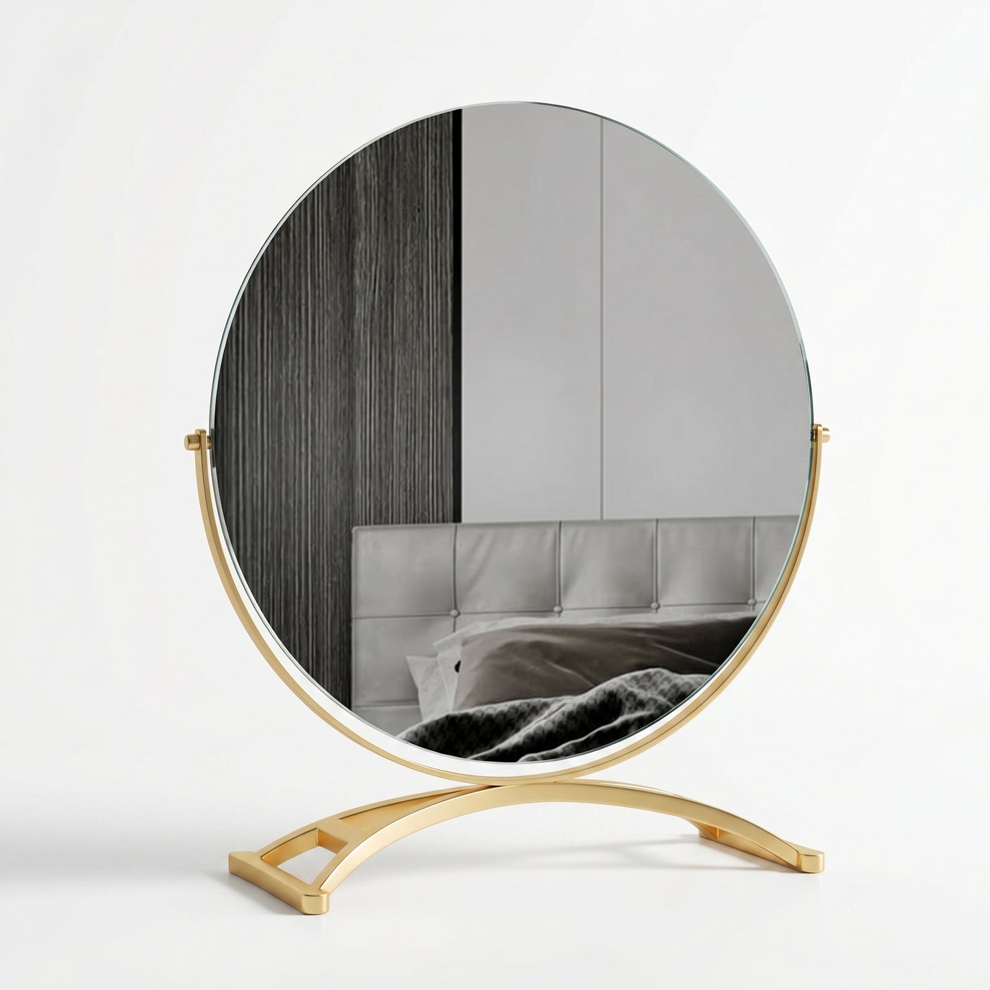 Miroir de Table Design Noir Minimaliste