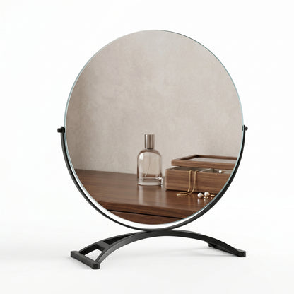 Miroir de Table Design Noir Minimaliste