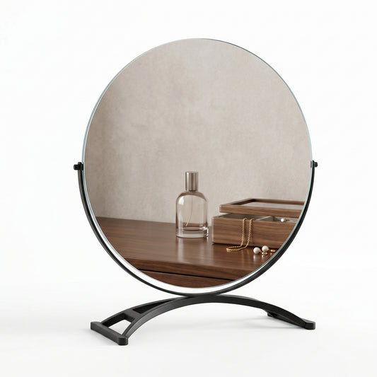 Miroir de Table Design Noir Minimaliste
