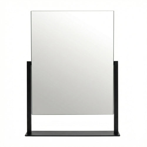 Miroir de Table Classique Noir Mat