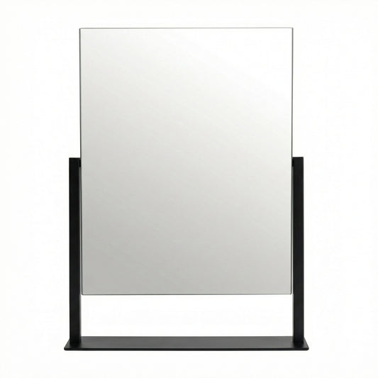 Miroir de Table Classique Noir Mat