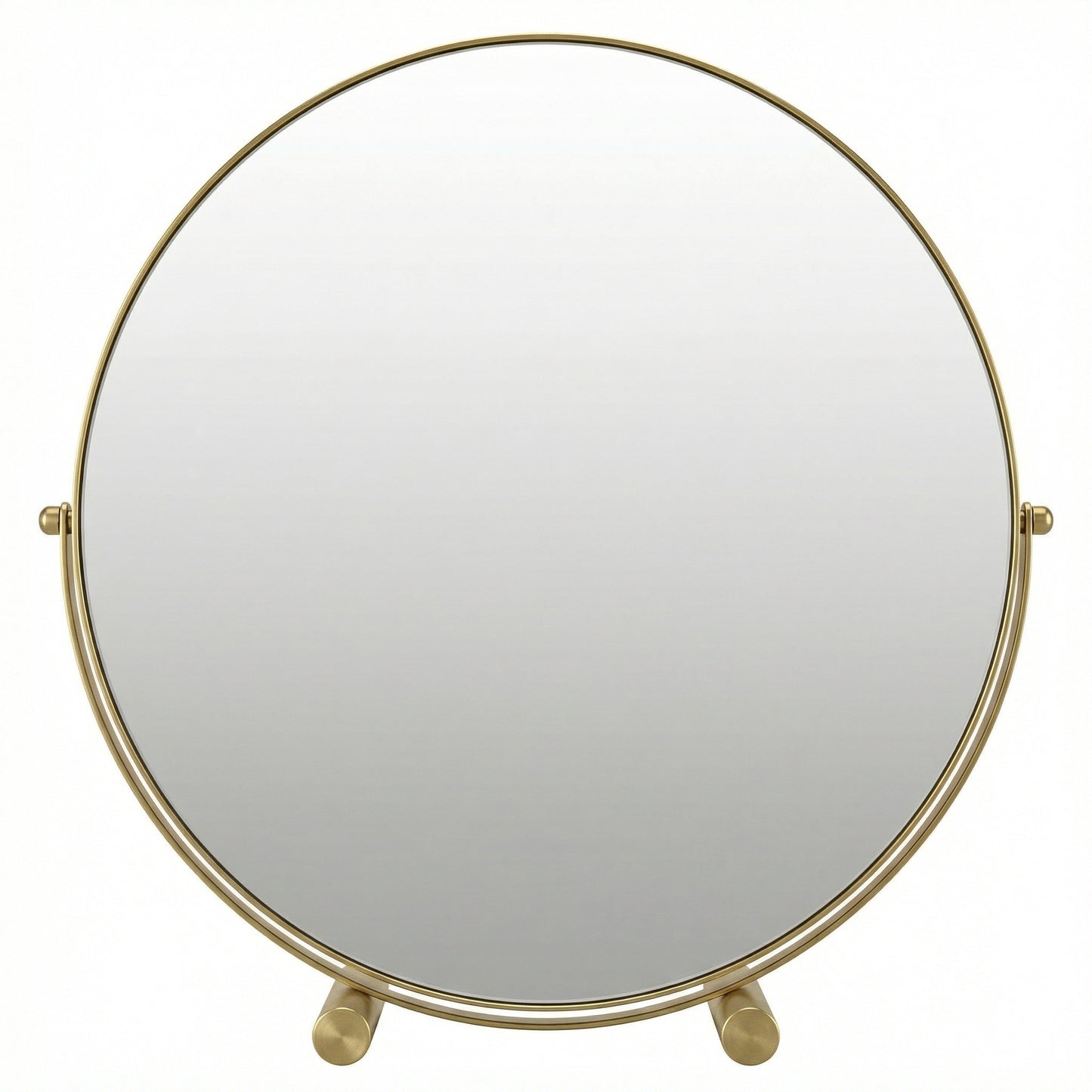 Miroir de Table Rond Or Classique