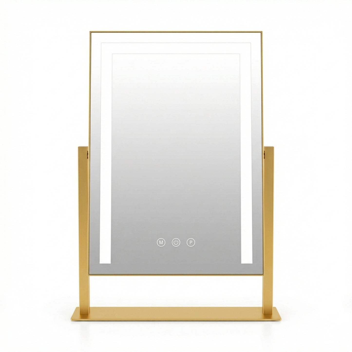 Miroir de Maquillage LED Studio Or