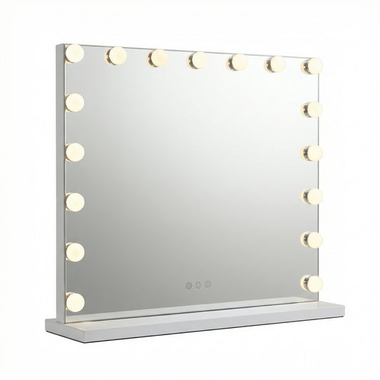 Miroir de Maquillage Hollywood Mecor Blanc