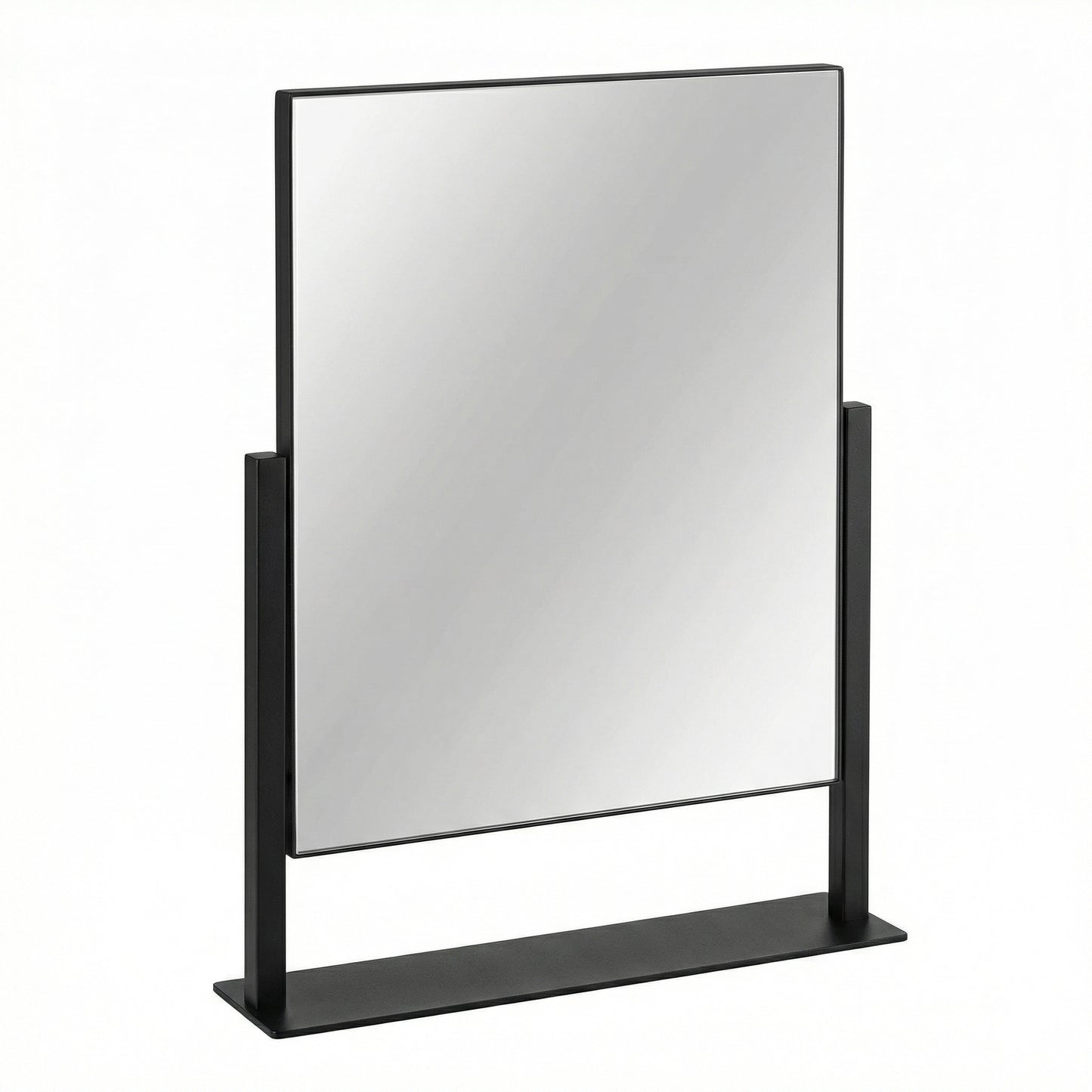 Miroir de Table Classique Noir Mat