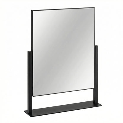 Miroir de Table Classique Noir Mat