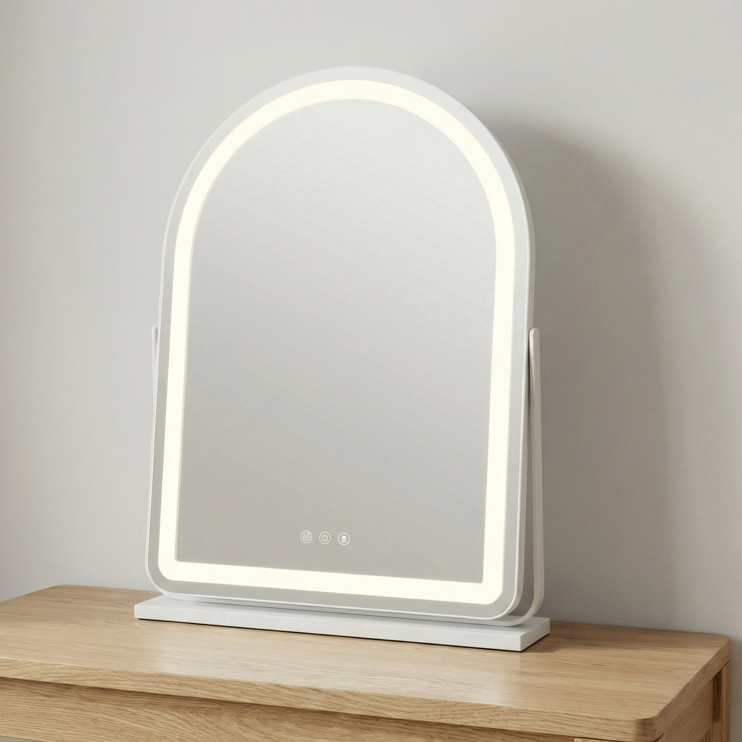 Miroir Arqué LED pour Studio Professionnel
