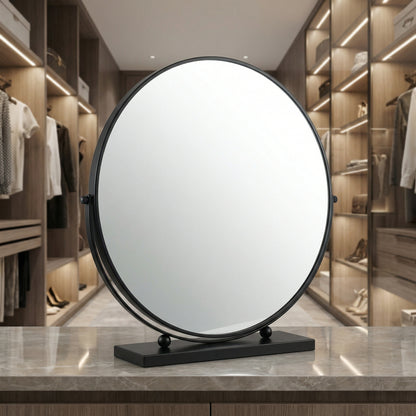 Miroir à Poser Noir Mat Sophistiqué