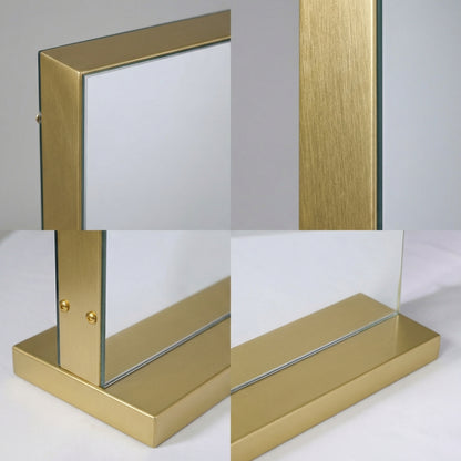 Miroir de Table Classique Or Élégance