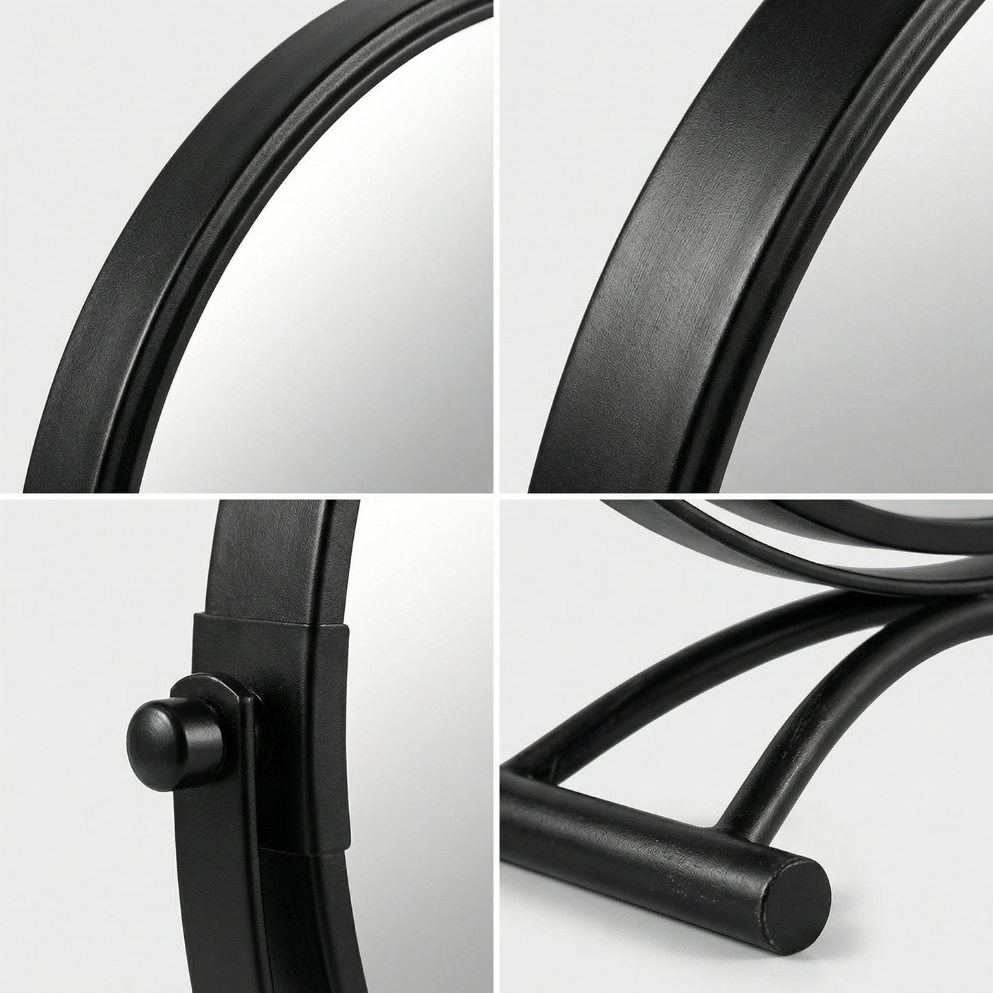 Miroir de Table Design Noir Minimaliste