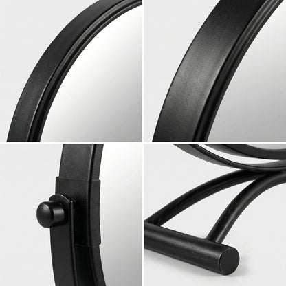 Miroir de Table Design Noir Minimaliste