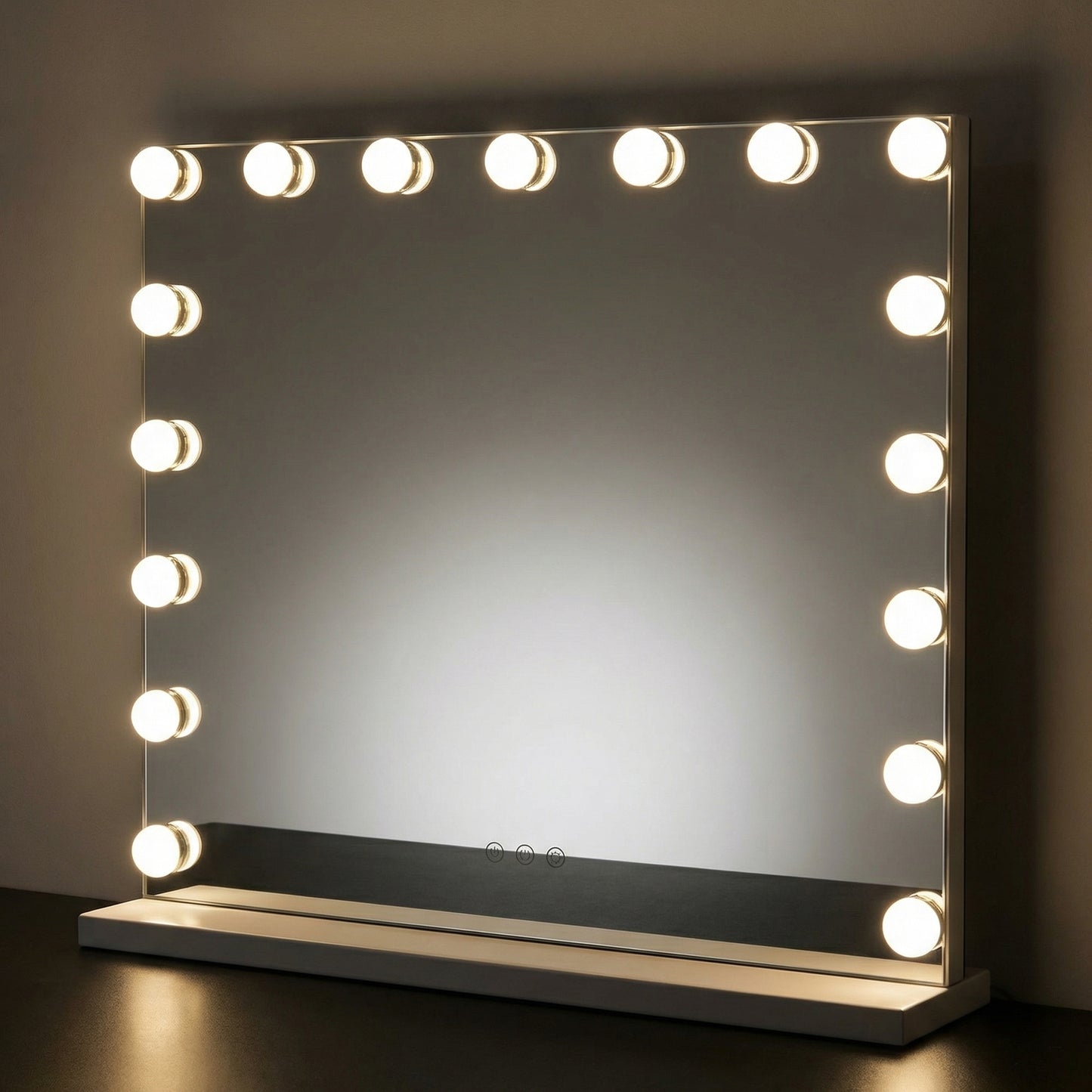 Miroir de Maquillage Hollywood Mecor Blanc