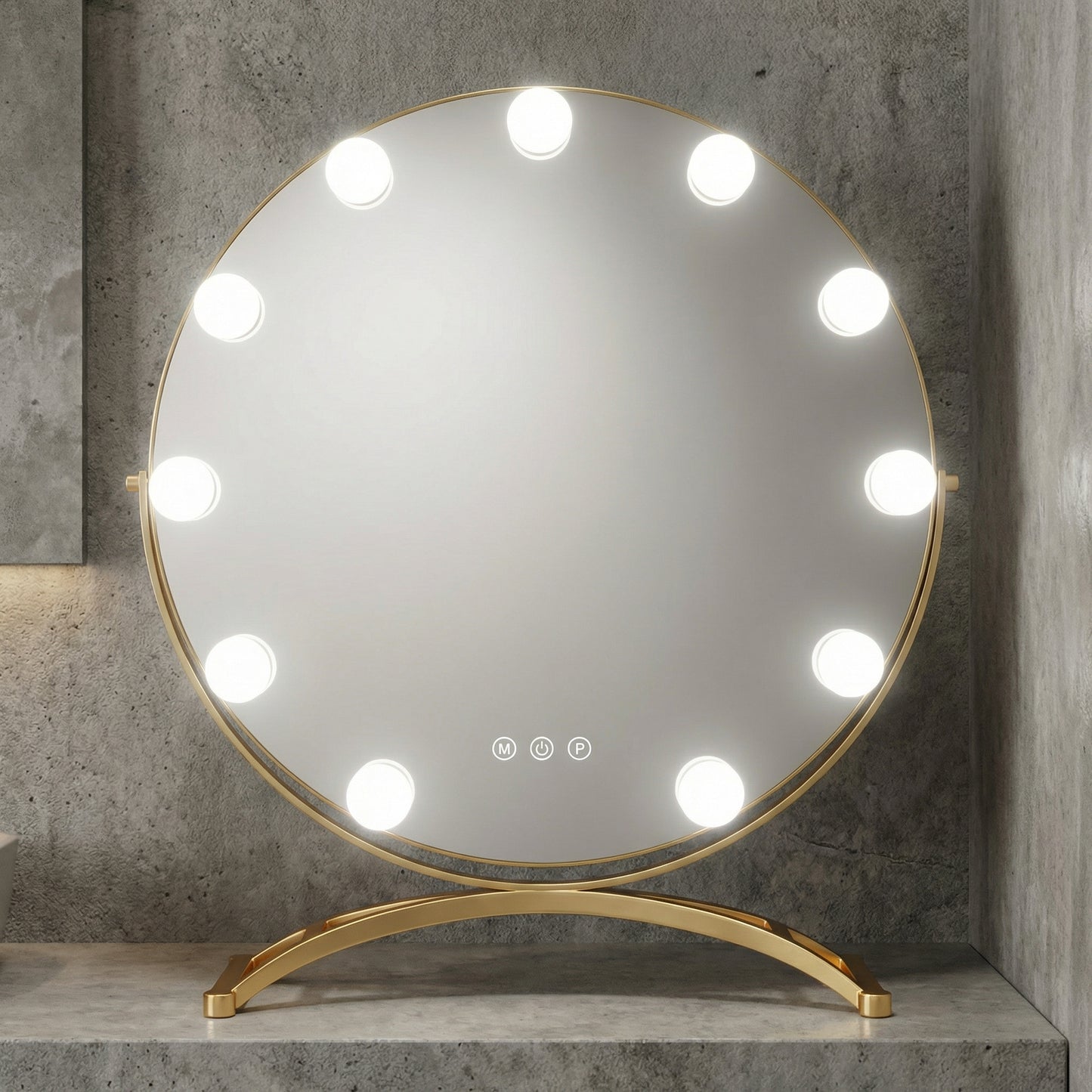 Miroir Hollywood de Luxe Tactile