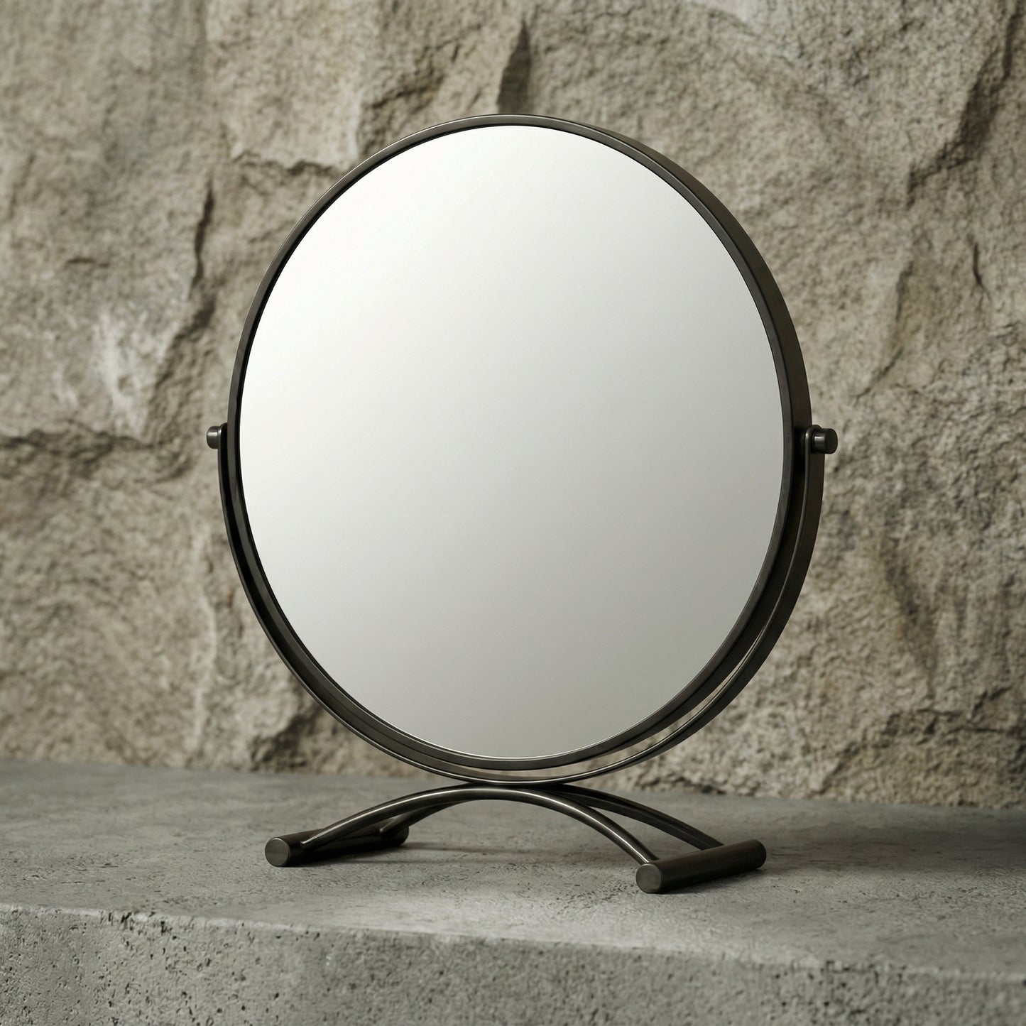 Miroir de Table Design Noir Minimaliste