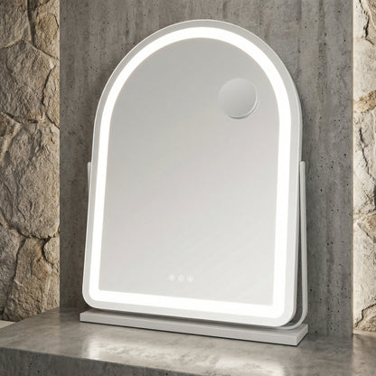 Miroir Arqué LED pour Studio Professionnel