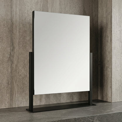 Miroir de Table Classique Noir Mat