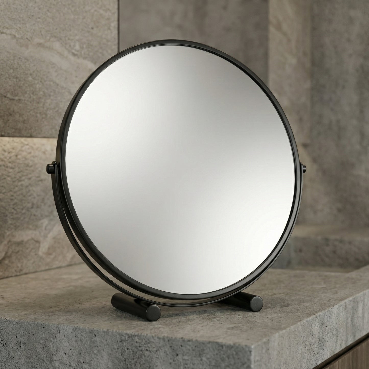 Miroir de Table Noir Minimaliste