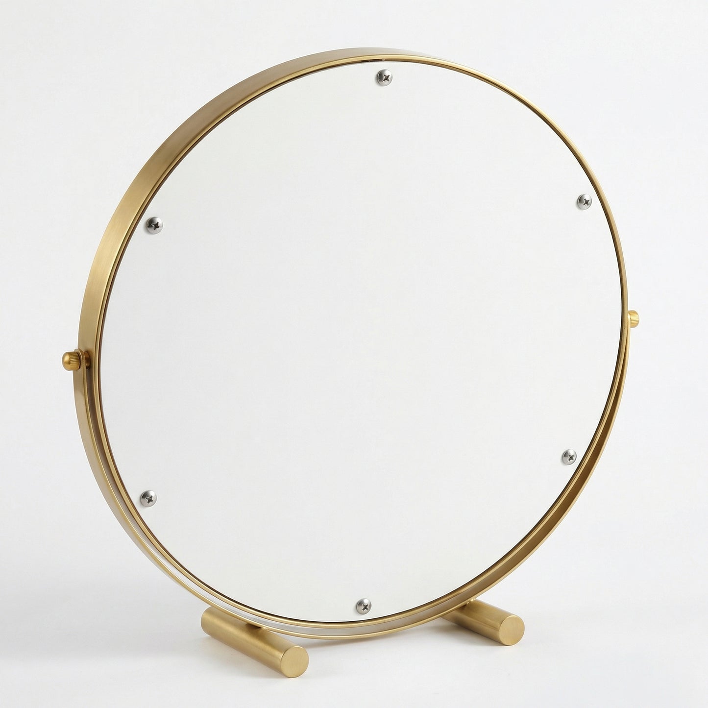 Miroir de Table Rond Or Classique