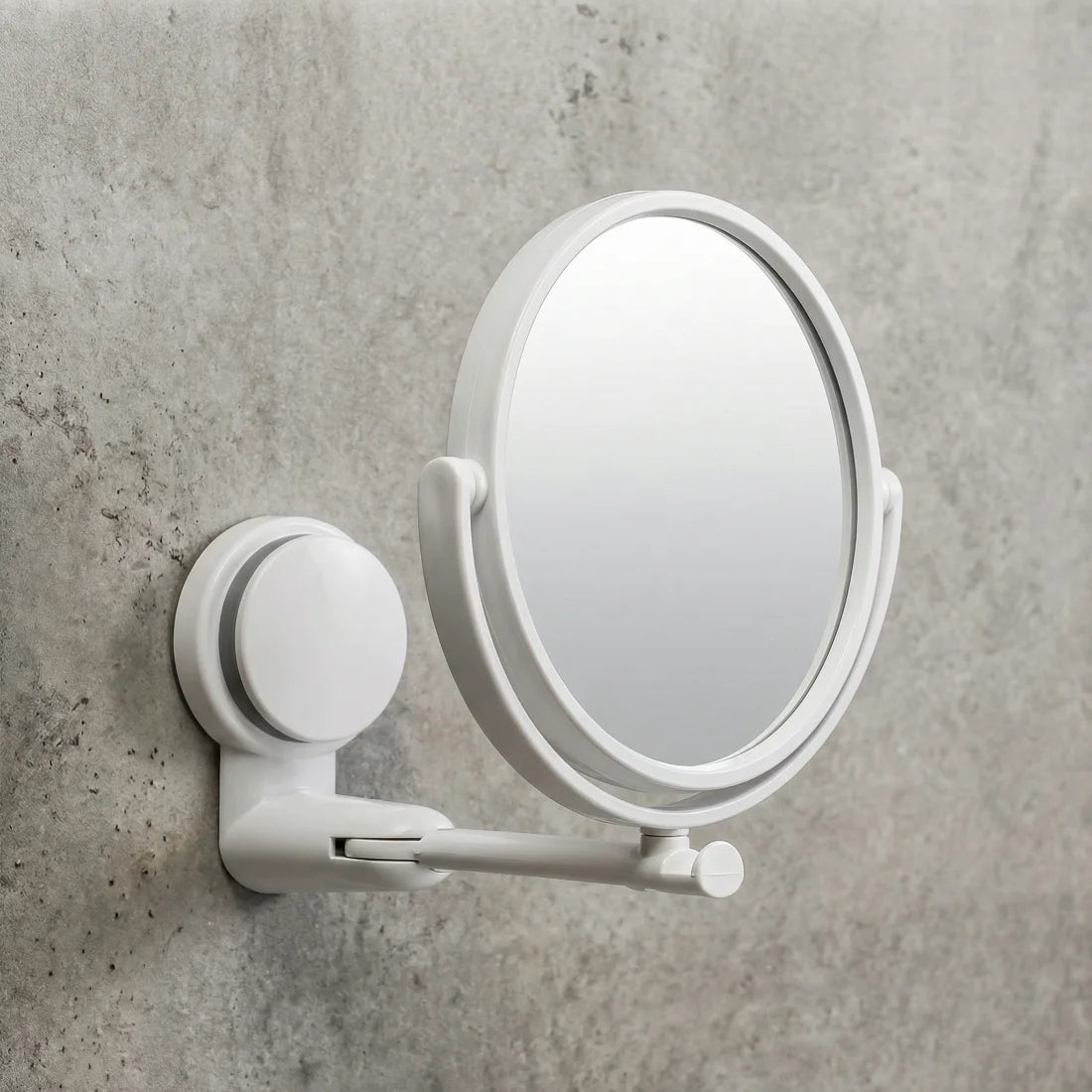 Visiopur - Miroir Mural Articulé à Ventouse