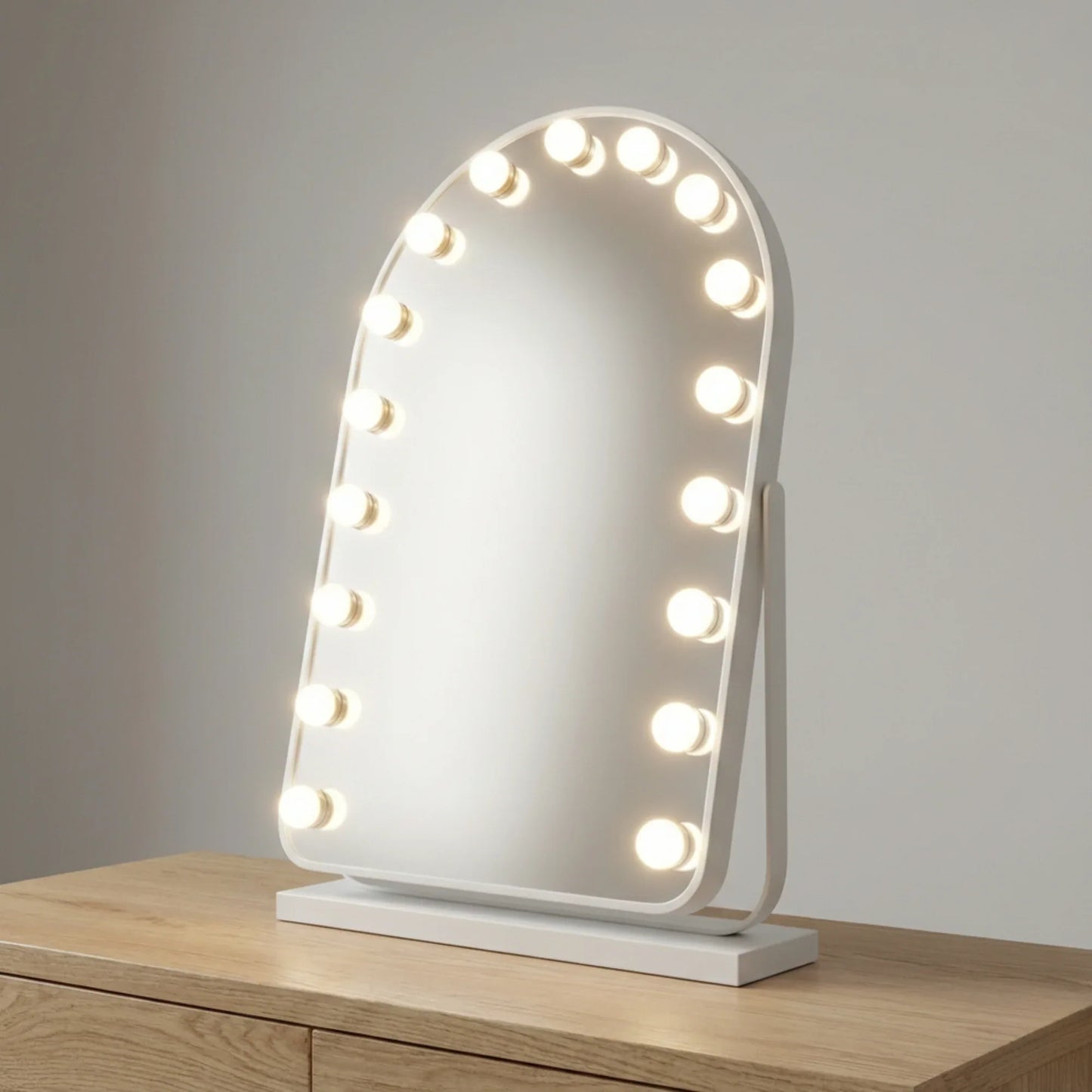 LumiArc Miroir LED Doré