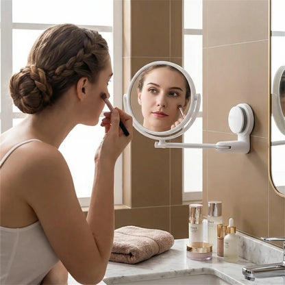 Visiopur - Miroir Mural Articulé à Ventouse