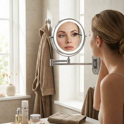 Lumio - Miroir de Maquillage LED Mural