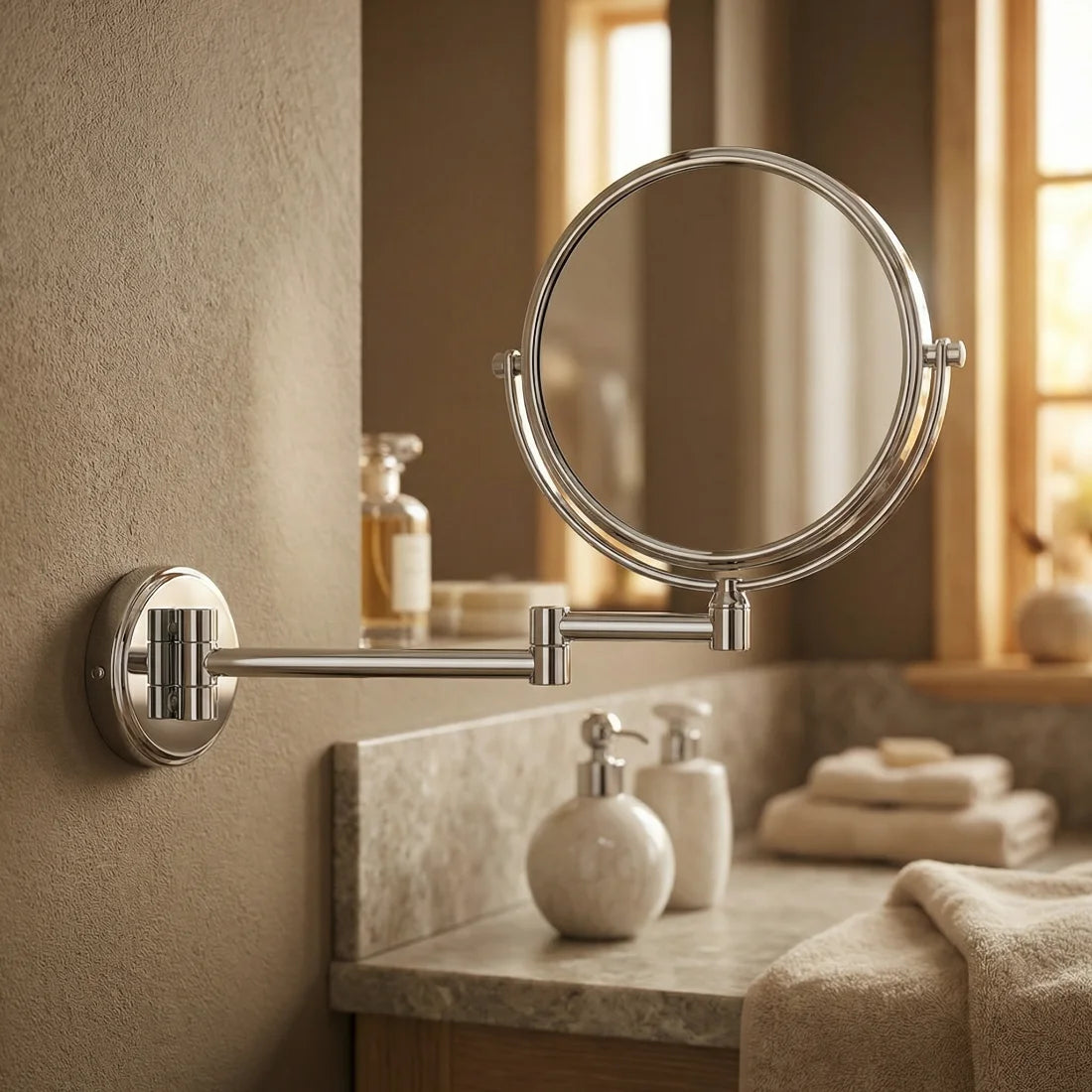 LUVIA - Miroir Mural Double Face