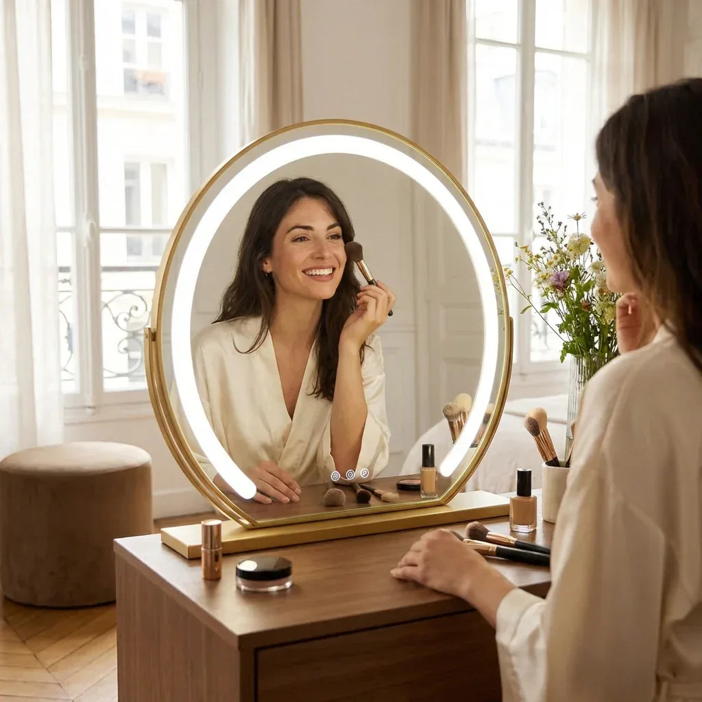Miroir Lumineux LuminaPro Deluxe - Mecor
