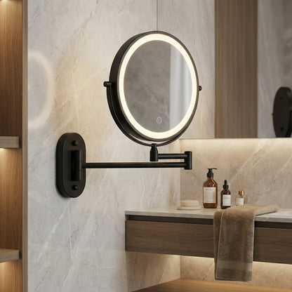 Lumio - Miroir de Maquillage LED Mural