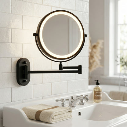 Lumio - Miroir de Maquillage LED Mural