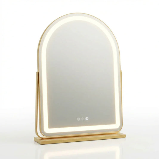 ArcLume - Miroir Arqué LED pour Studio Professionnel - Mecor