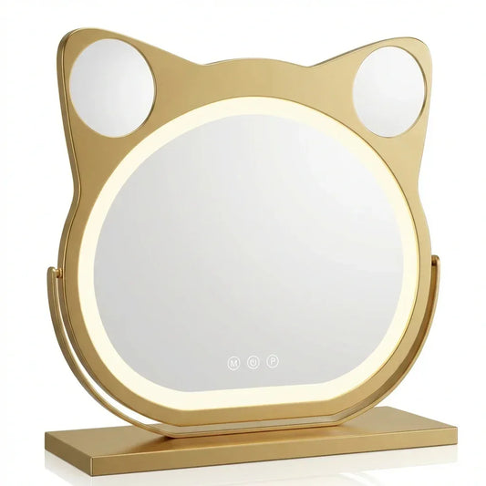 Miroir LED Chat Luvora - Mecor