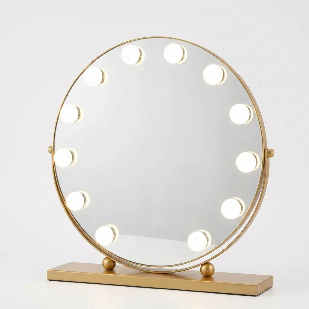 Miroir Hollywood LuviaGlow Gold - Mecor