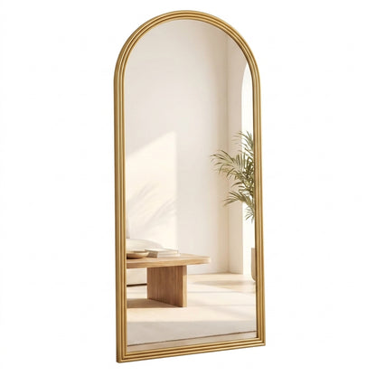 Arcelyne – Miroir Pleine Longueur Arche en Bois Massif