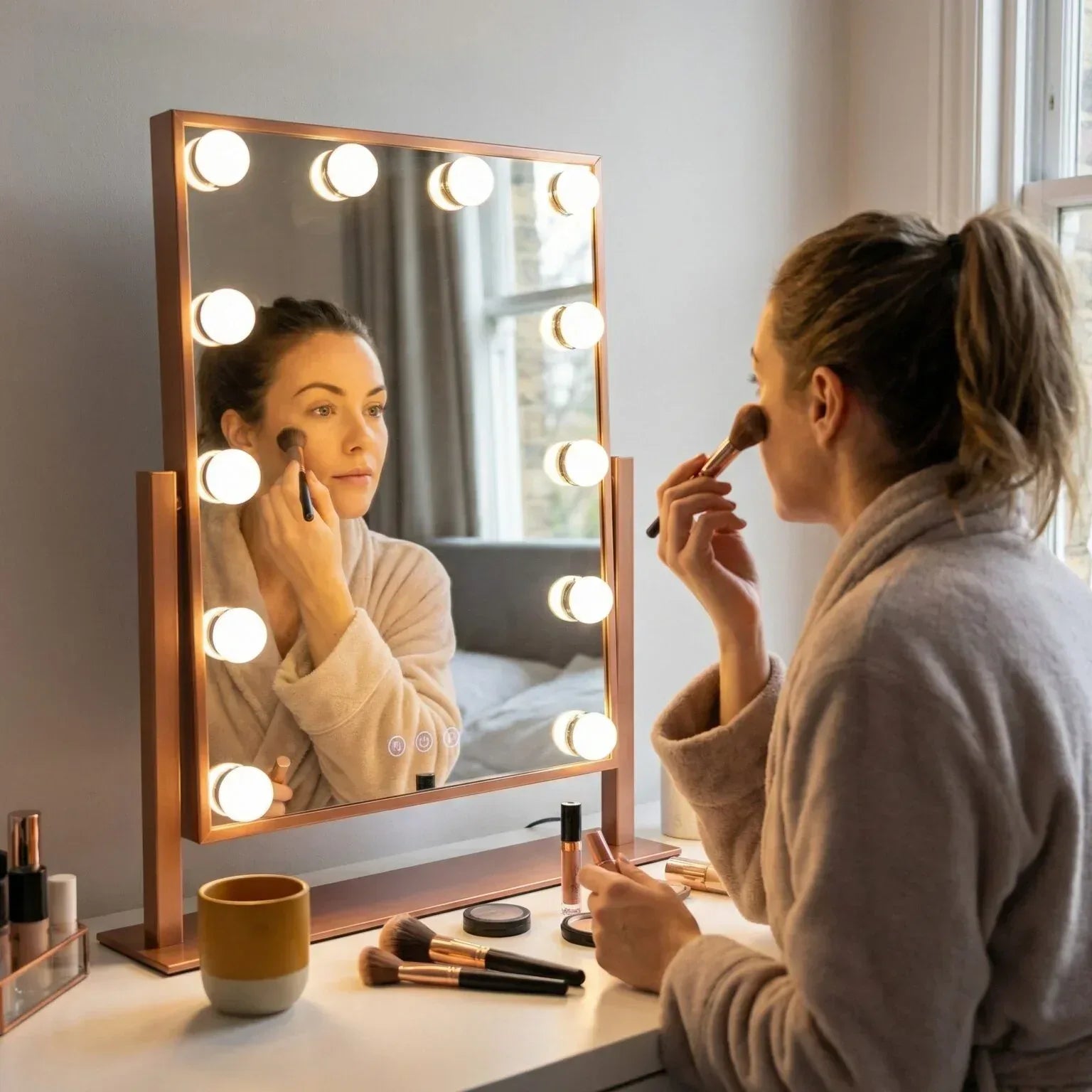 Lyria - Miroir Hollywood Lumineux - Mecor