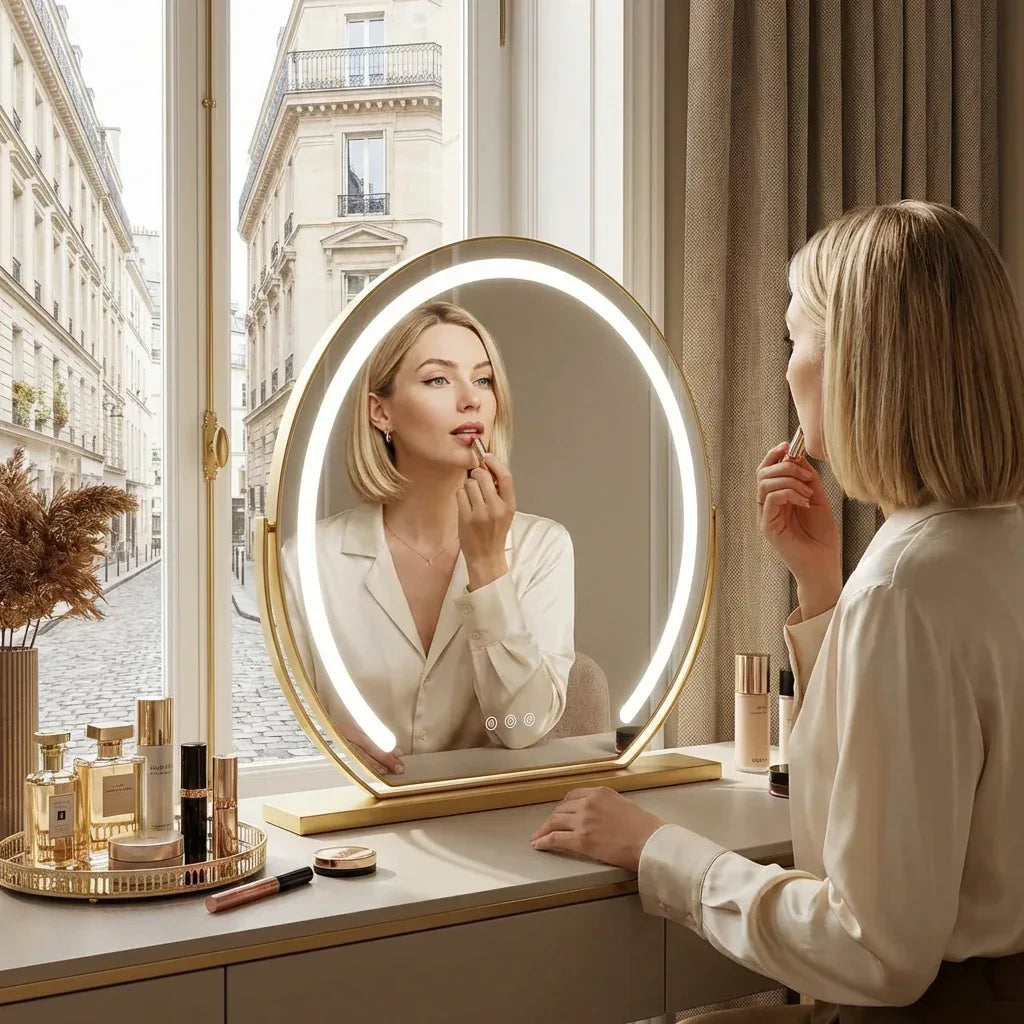 Miroir Lumineux LuminaPro Deluxe - Mecor