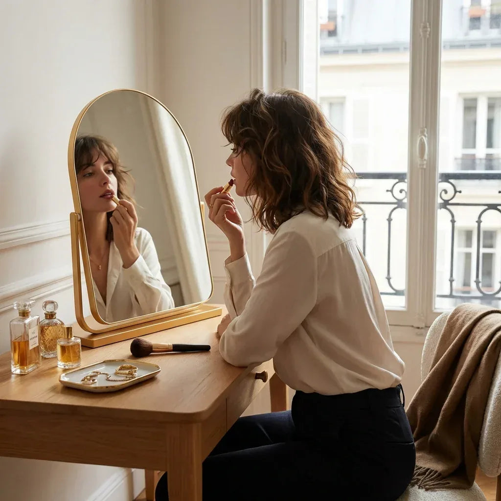 Miroir Arqué Maquillage Luvia - Mecor