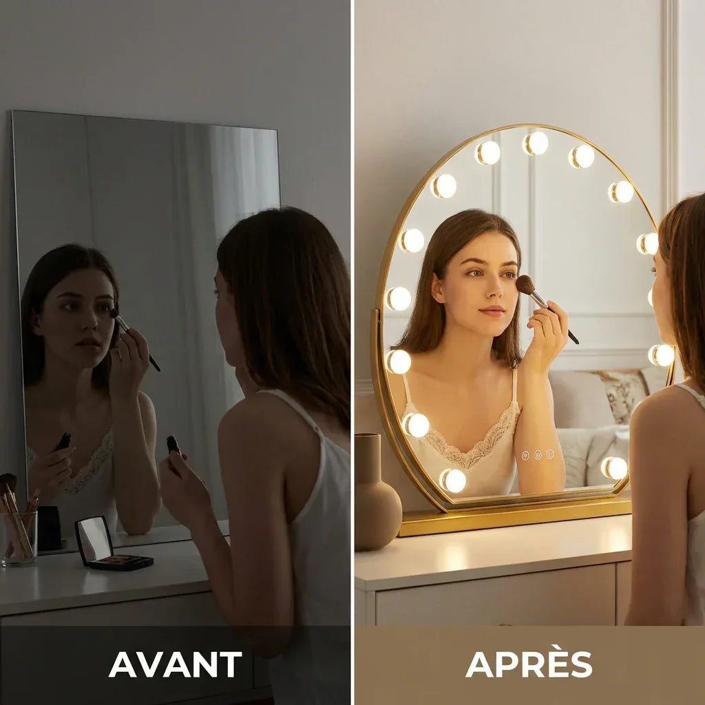 Miroir Lumineux LuviaGold Mecor - Mecor
